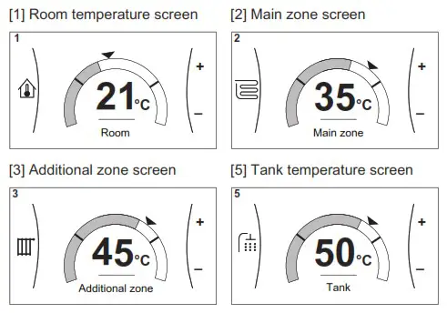 DAIKIN EBLA04E2V3 Altherma 3 M - Setpoint screen