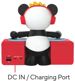 DP AUDIO VIDEO RYDJ404 DJ Combo Alarm Clock with LED Lights - divece