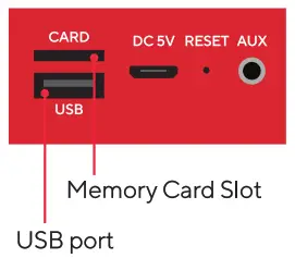 DP AUDIO VIDEO RYDJ404 DJ Combo Alarm Clock with LED Lights - usb