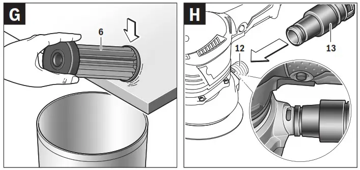 BOSCH GEX 125 150 AVE Random Orbit Sander - Product Overview 4