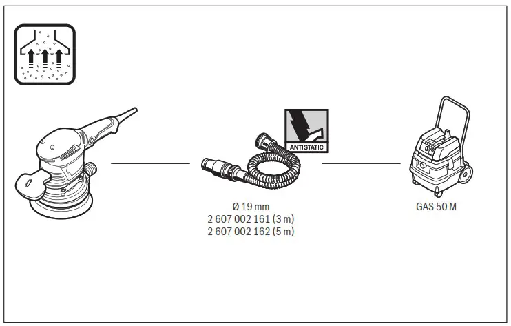 BOSCH GEX 125 150 AVE Random Orbit Sander - Product Overview 6