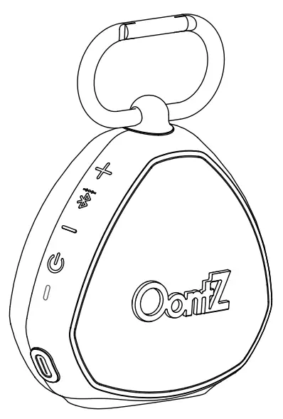 OontZ CLIP Portable Bluetooth Speaker