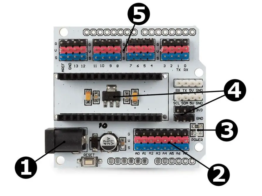 velleman Multifunction Expansion Board For Arduino NANO- Overview