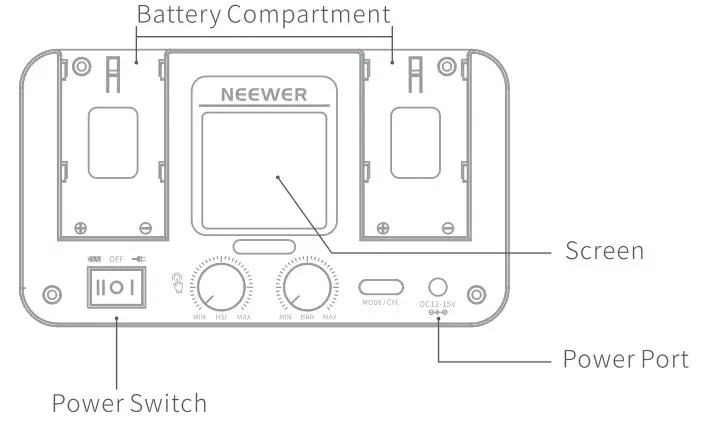 NEEWER RGB480 Smart Metal LED Light - Figure 1