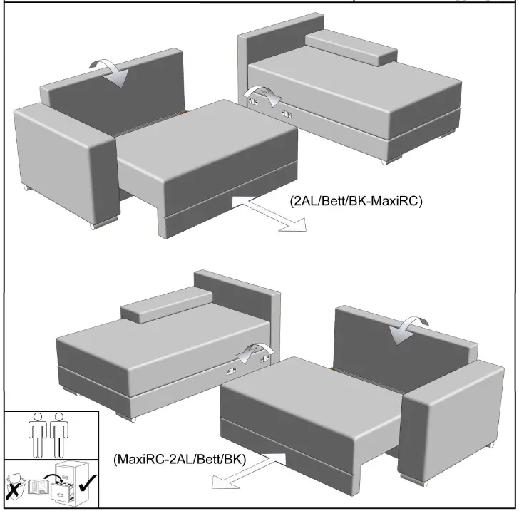 NOVA MAZUR DESIGN BK MaxiRC Via Corner Sofa - FIG 2