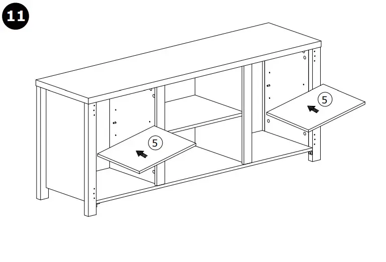 COSTWAY HV10162 58 Inch Brown TV Stand Entertainment Media Center - fig 12