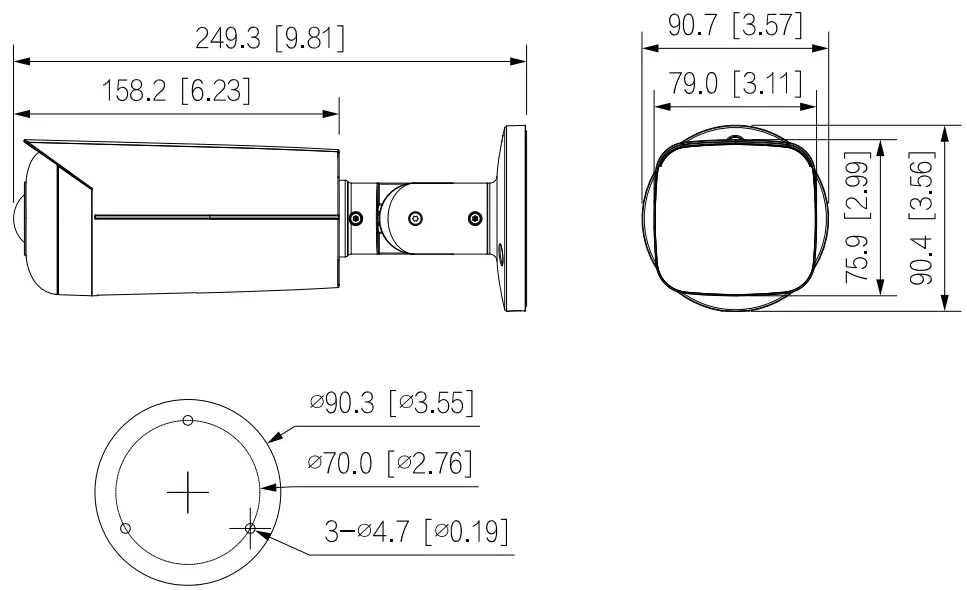 dahua DH-IPC-HFW3466T-AS-P 4MP Wide Angle Fixed Bullet WizSense Network Camera - fig4