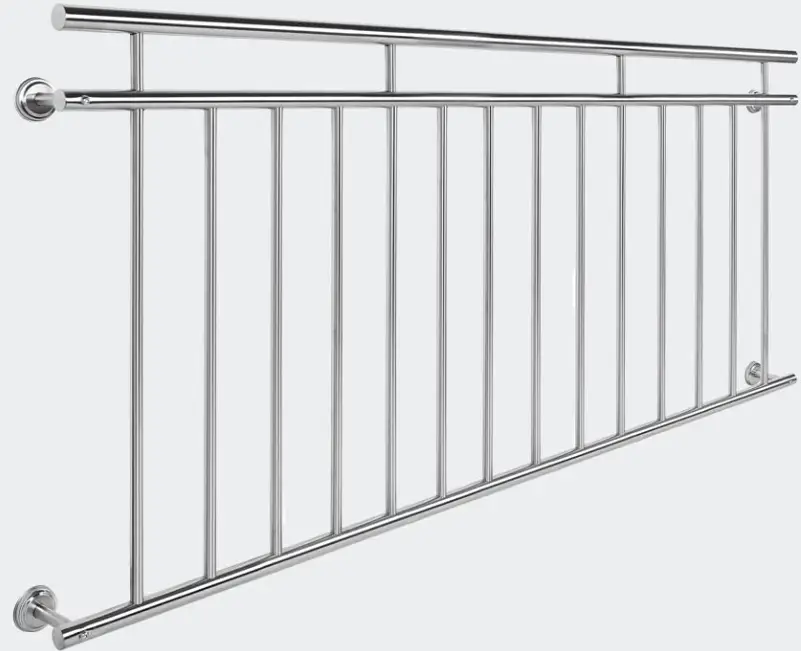 wiltec 60120 Balcony Railing Stainless Steel 90 product