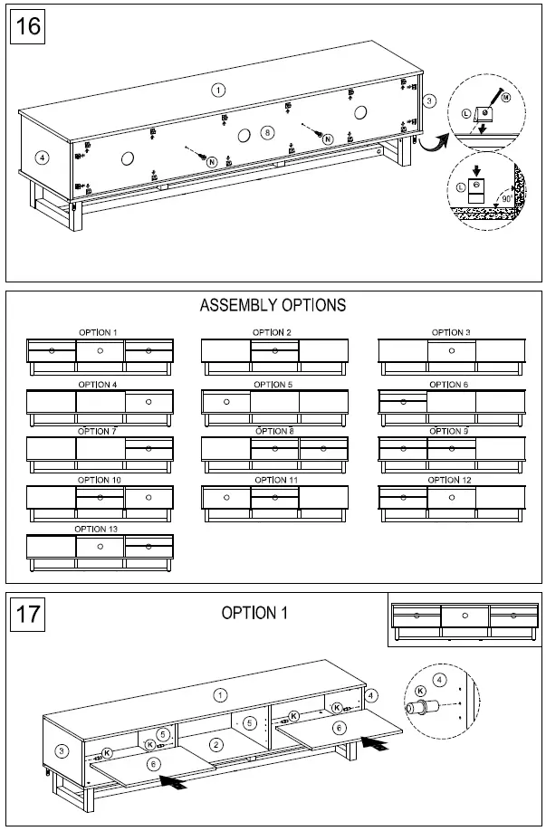 AVS RZ1500 Raze Series Modular AV Cabinet-11