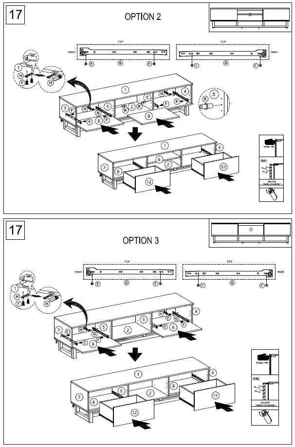 AVS RZ1500 Raze Series Modular AV Cabinet-12