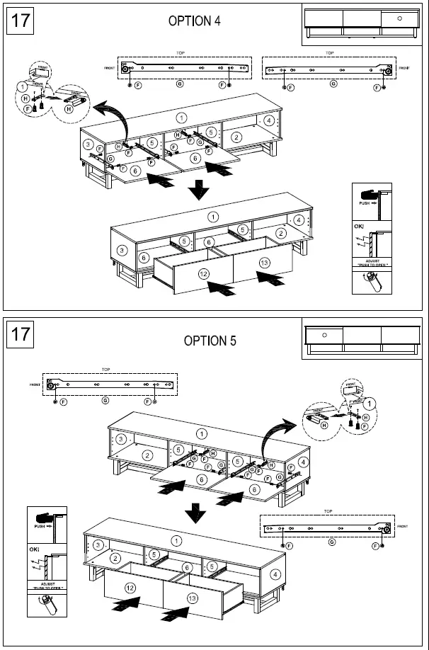 AVS RZ1500 Raze Series Modular AV Cabinet-13