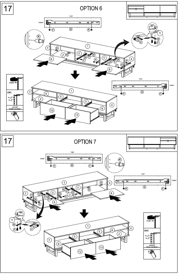 AVS RZ1500 Raze Series Modular AV Cabinet-14