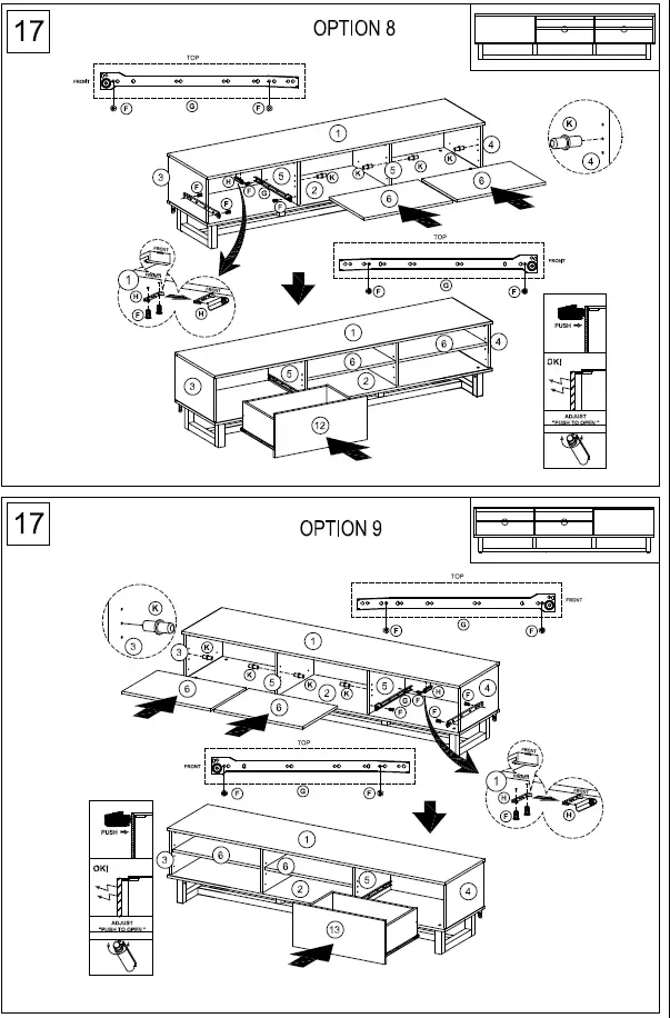 AVS RZ1500 Raze Series Modular AV Cabinet-15