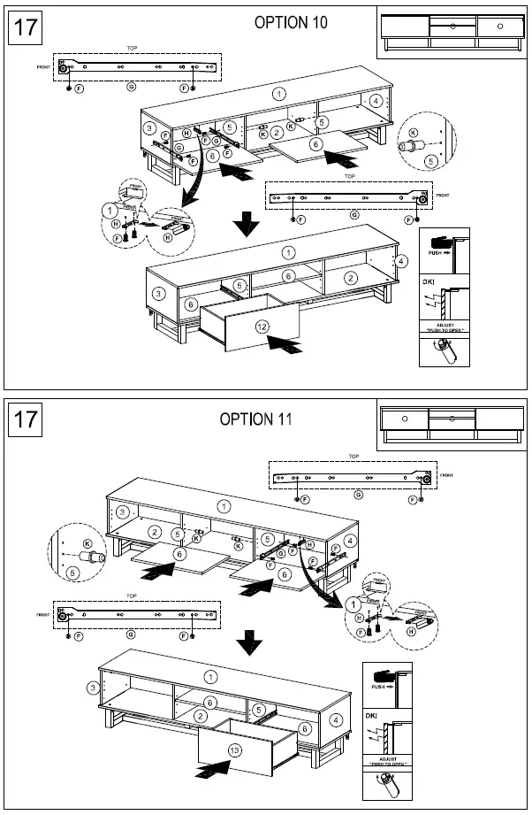 AVS RZ1500 Raze Series Modular AV Cabinet-16