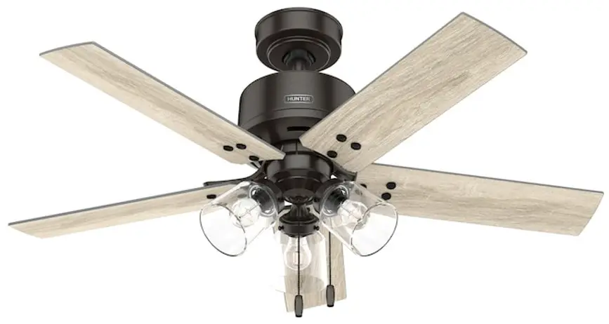 Hunter 51698 Sencillo 44 in Noble Bronze LED Indoor Ceiling Fan - cover