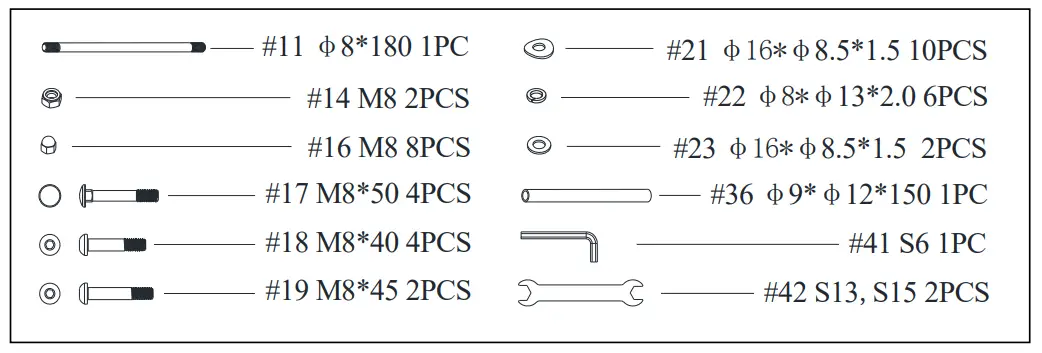 SUNNY Health Fitness SF A022005 Core Glider AB Trainer Machine - EXPLODED DIAGRAM 1