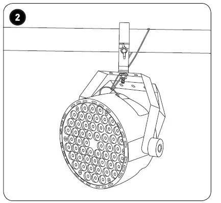 edenwood 972157 LED PAR Light Fitting 03