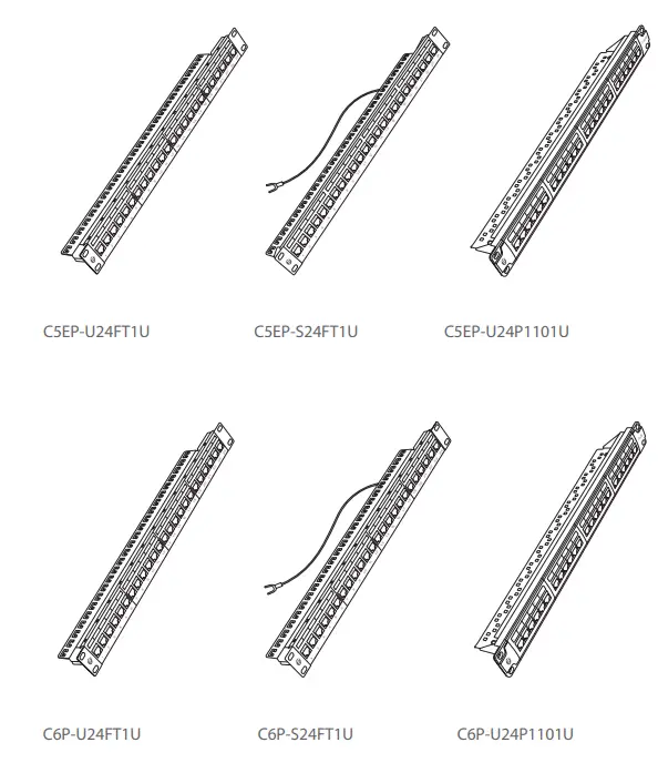FS-C5EP-U24FT1U-Cat5e-Coupler-Patch-Panel-fig1