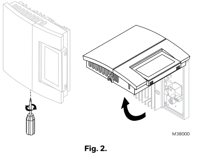 Honeywell RLV450 Programmable Thermostat fig 1