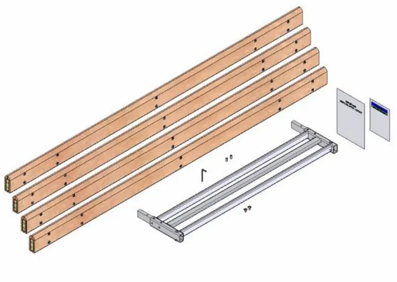 DeVilbiss SMBHF08016 Bradshaw Bariatric Bed Extension