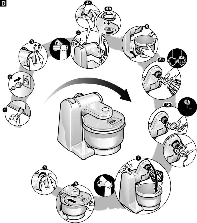BOSCH MUM Series Electronic Compact Tilt Head Stand Mixer - overview 2