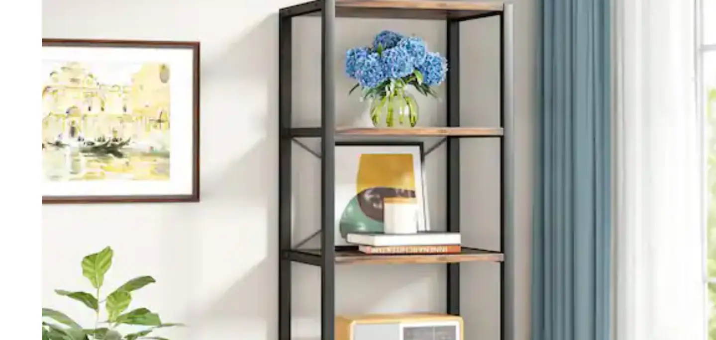 Byblight Bb-m0161dt Rustic Brown Wood 6-shelf Etagere Standard Bookcase Instruction Manual Byblight Bb-m0161dt Rustic Brown Wood 6-shelf Etagere Standard Bookcase Instruction Manual