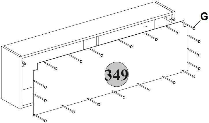 04 anrex 655149 MONAKO Hinged Shelf 1V A04