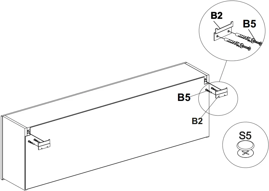 04 anrex 655149 MONAKO Hinged Shelf 1V A06