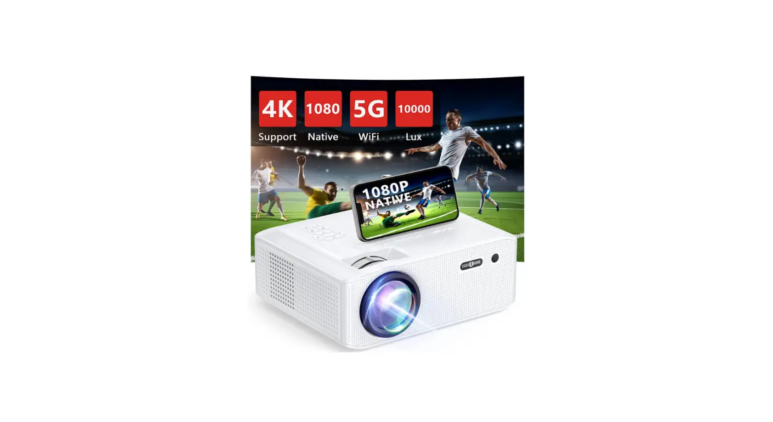 Paris Rhône Pe-sp001 Portable Outdoor Projector 4k Supported User Manual