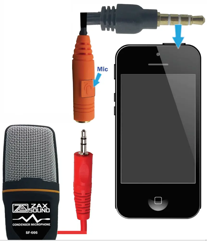 ZaxSound SF666PRO Professional Cardioid Condenser Microphone and Tripod Stand (6)