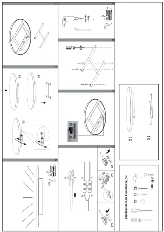 Lucci-LEDlux-181045-Yuma-Round-Large-Flush-FIG-1