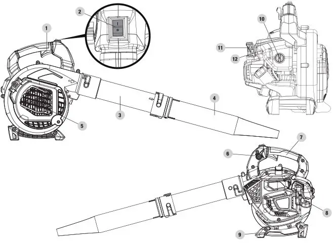 CHAMPION 100734 Leaf Blower - Handheld Blower
