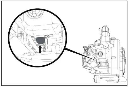 CHAMPION 100734 Leaf Blower - Slowly press the primer bulb