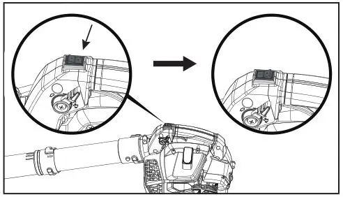 CHAMPION 100734 Leaf Blower - To stop the engine