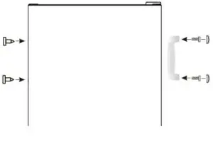 Door reversal instruction