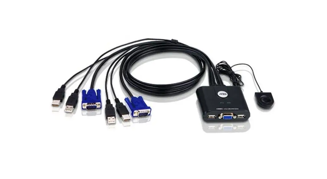 Aten Cs22u 2-port Usb Cable Kvm Switch User Guide