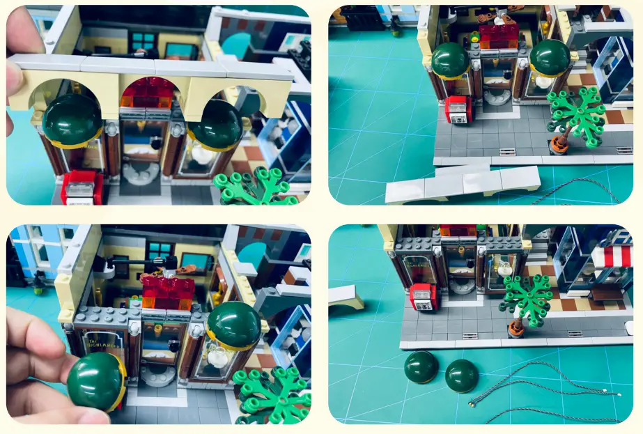 GAME OF BRICKS 10246 Light Kit for Detective’s Office - fig 1