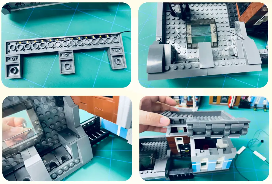 GAME OF BRICKS 10246 Light Kit for Detective’s Office - fig 13