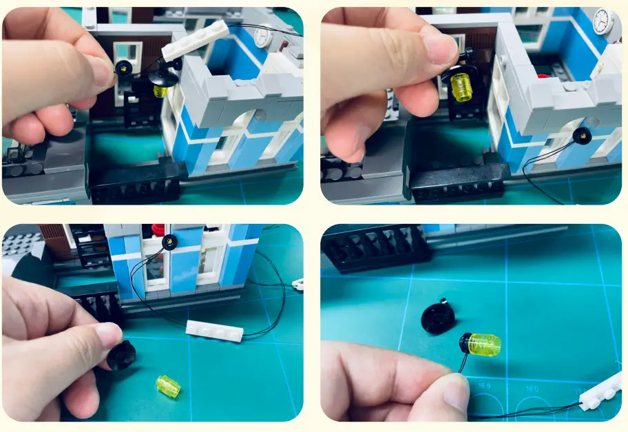 GAME OF BRICKS 10246 Light Kit for Detective’s Office - fig 18