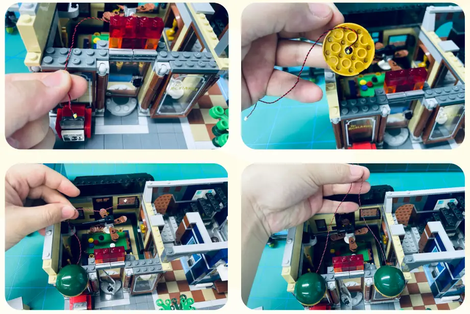 GAME OF BRICKS 10246 Light Kit for Detective’s Office - fig 2