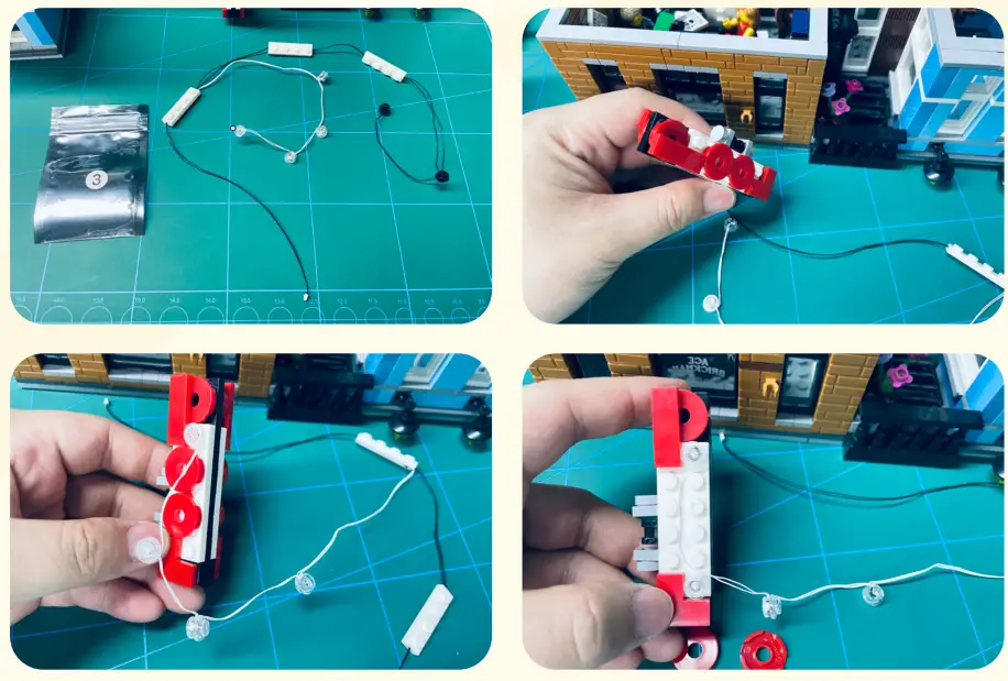 GAME OF BRICKS 10246 Light Kit for Detective’s Office - fig 20