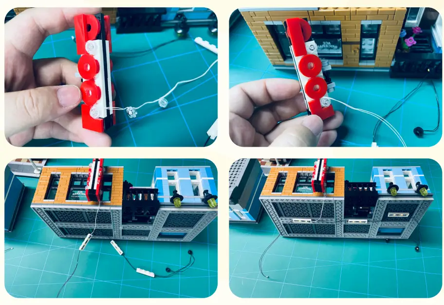 GAME OF BRICKS 10246 Light Kit for Detective’s Office - fig 21