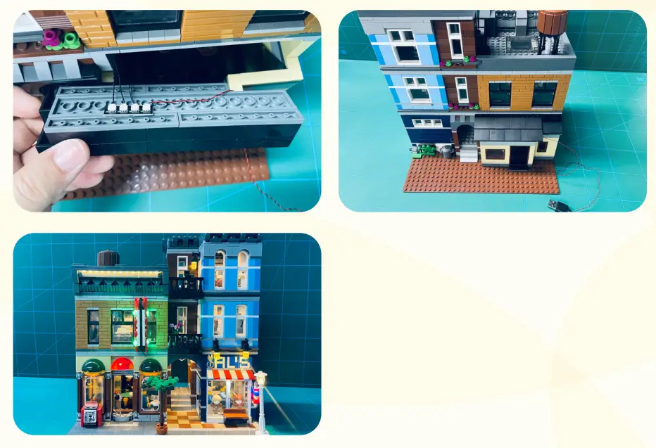 GAME OF BRICKS 10246 Light Kit for Detective’s Office - fig 25