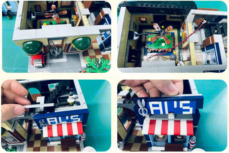 GAME OF BRICKS 10246 Light Kit for Detective’s Office - fig 5