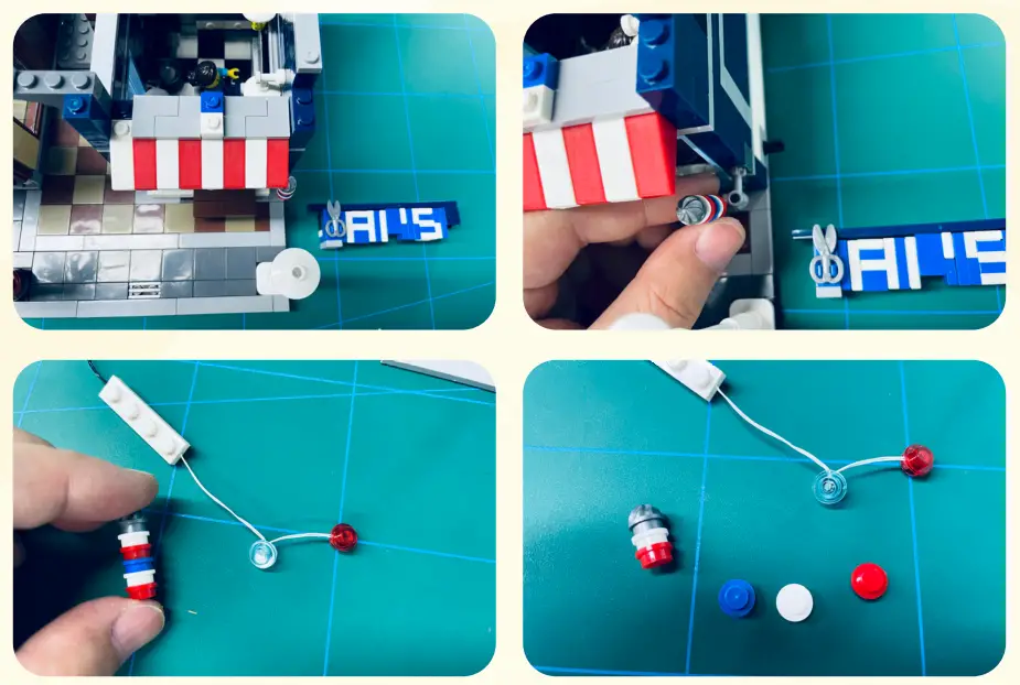 GAME OF BRICKS 10246 Light Kit for Detective’s Office - fig 6