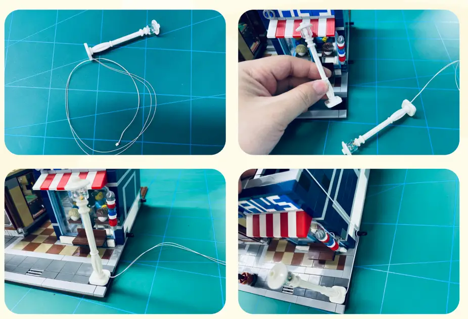 GAME OF BRICKS 10246 Light Kit for Detective’s Office - fig12