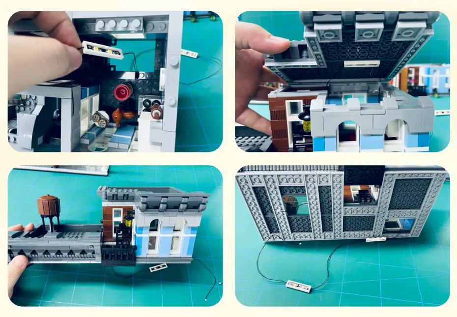 GAME OF BRICKS 10246 Light Kit for Detective’s Office - fig18