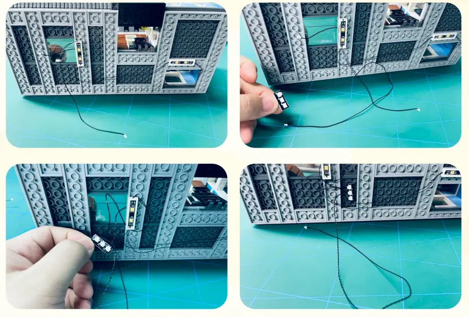 GAME OF BRICKS 10246 Light Kit for Detective’s Office - fig19