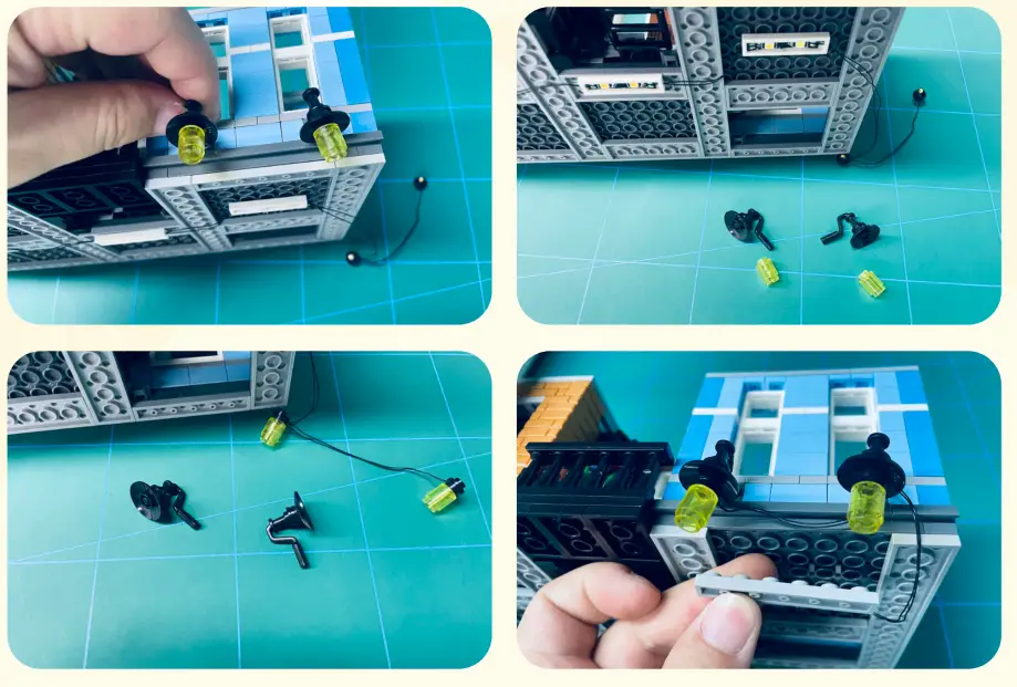 GAME OF BRICKS 10246 Light Kit for Detective’s Office - fig22