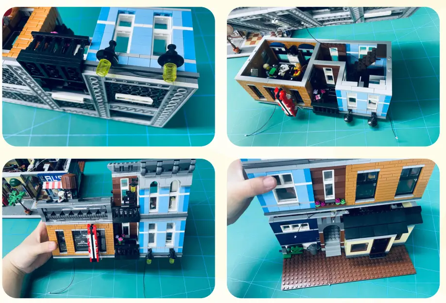 GAME OF BRICKS 10246 Light Kit for Detective’s Office - fig23